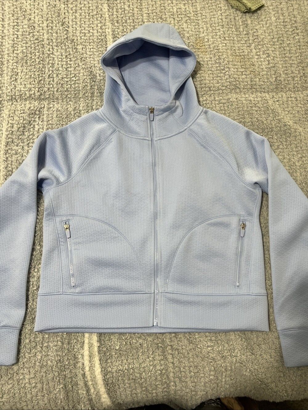Real legends Celtic hooded zip up jacket blue and WT small